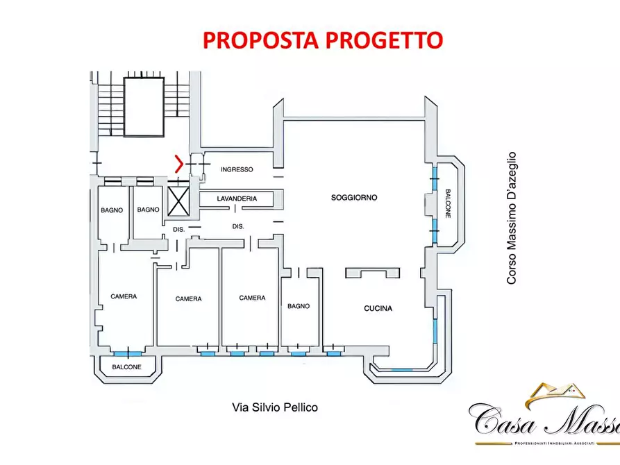 Immagine 1 di Appartamento in vendita  14 a Torino