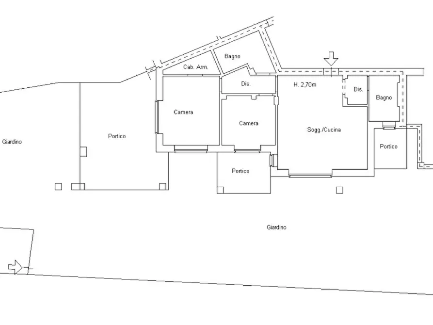 Immagine 2 di Appartamento in vendita  a Origgio