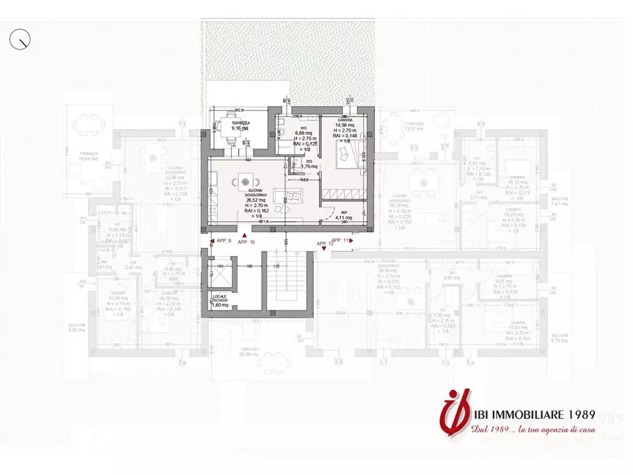 Immagine 9 di Appartamento in vendita  a Nogarole Rocca