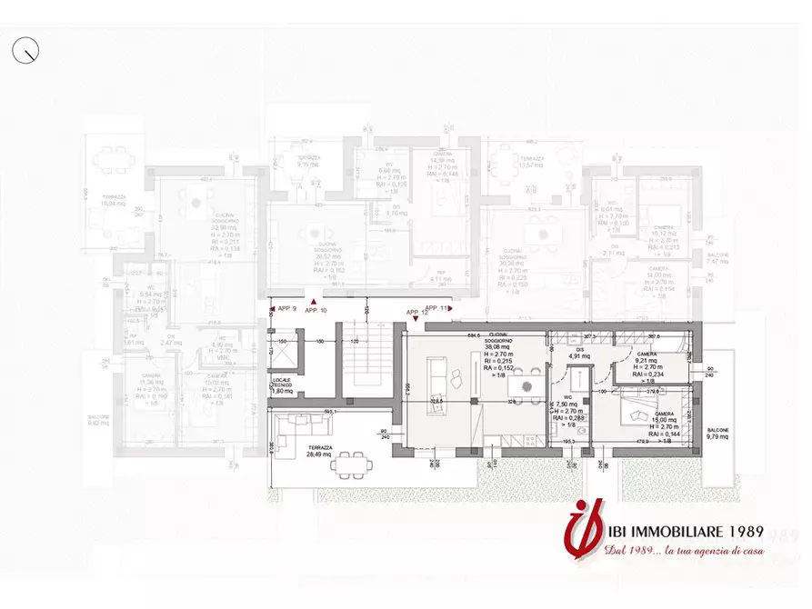 Immagine 9 di Appartamento in vendita  a Nogarole Rocca