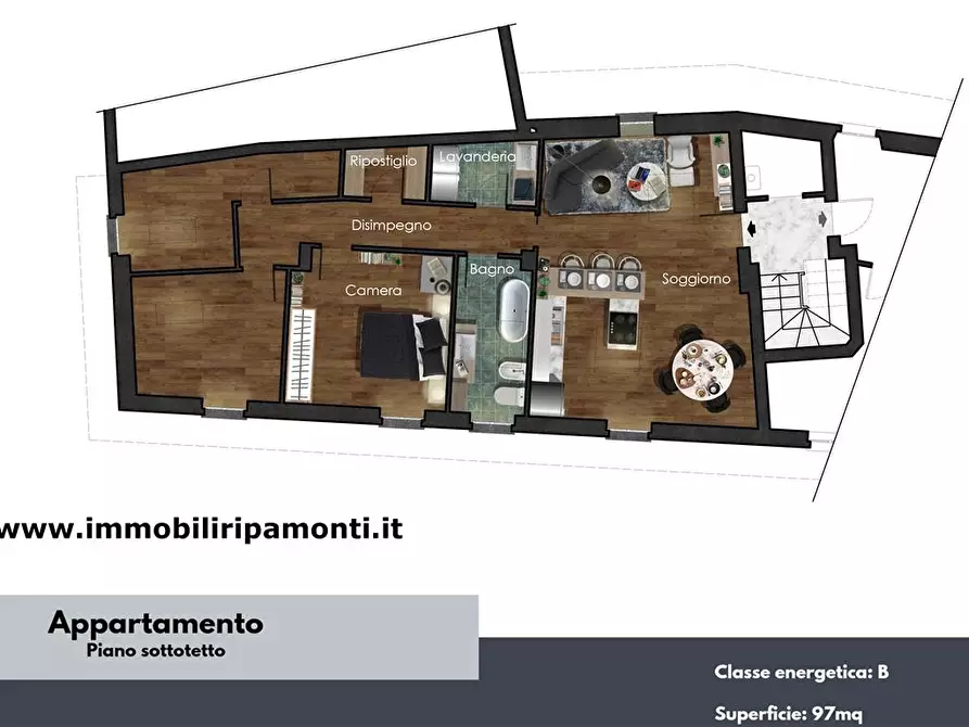 Immagine 1 di Appartamento in vendita  2 a Galbiate