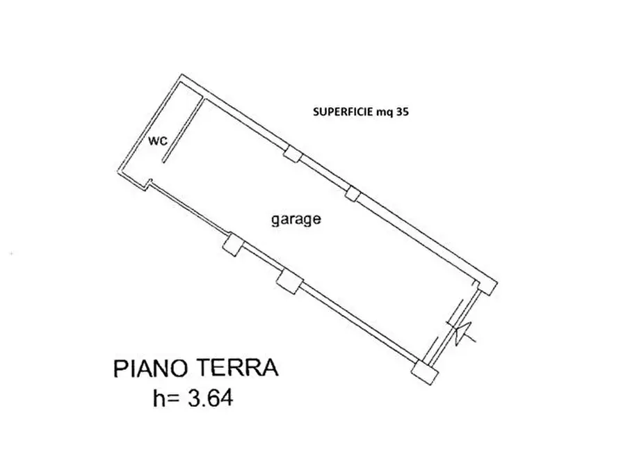 Immagine 3 di Garage in vendita  a Pescara