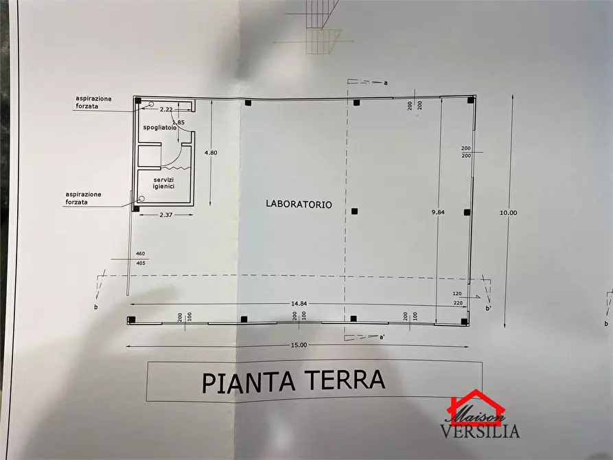 Immagine 2 di Capannone industriale in vendita  a Carrara