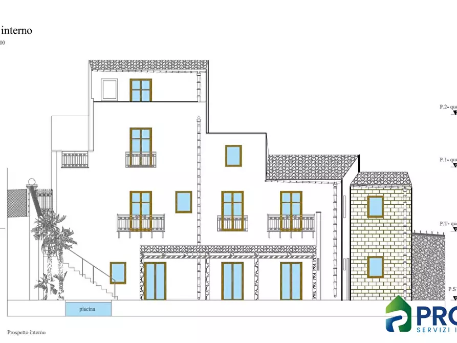 Immagine 3 di Villa in vendita  snc a Carini