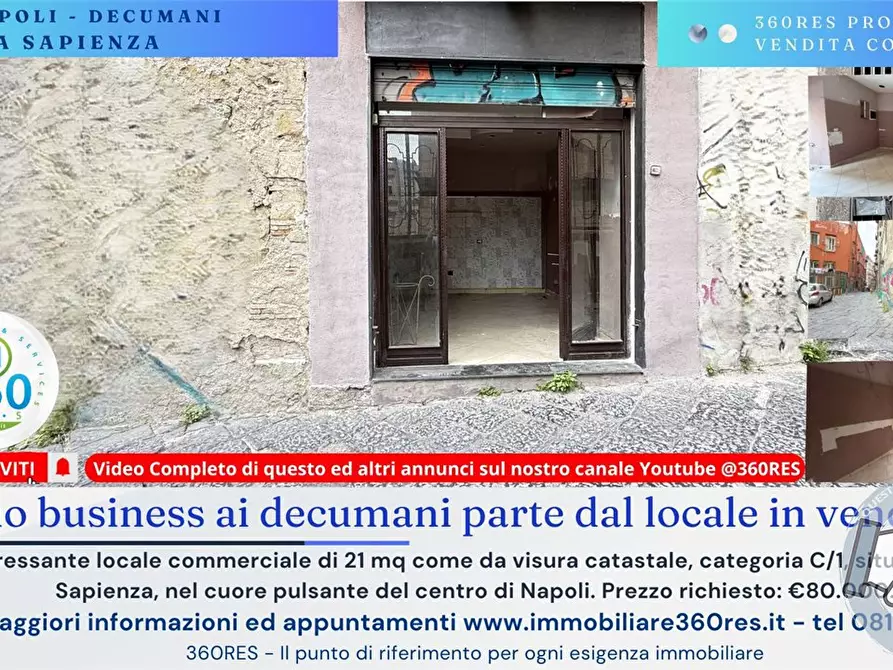 negozio in vendita a Napoli in zona Mercato