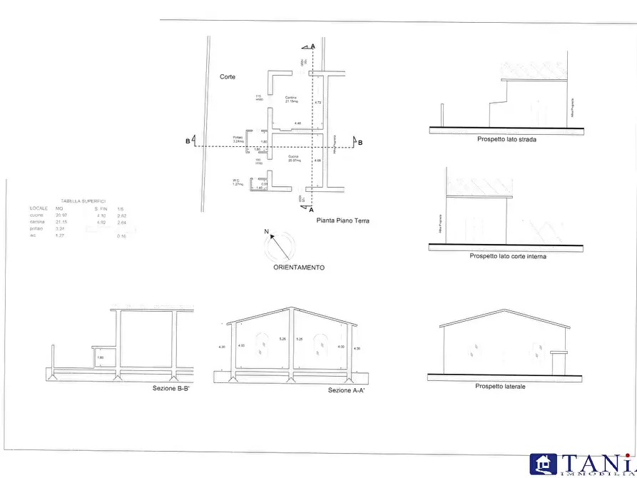 Immagine 1 di Casa semindipendente in vendita  23 a Carrara