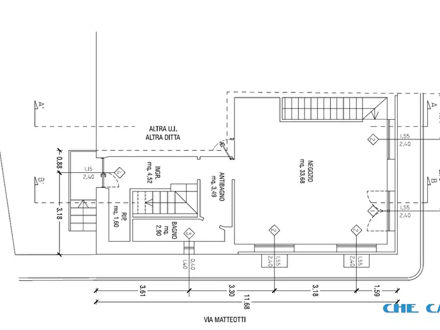 Immagine 10 di Casa semindipendente in vendita  a Morciano Di Romagna