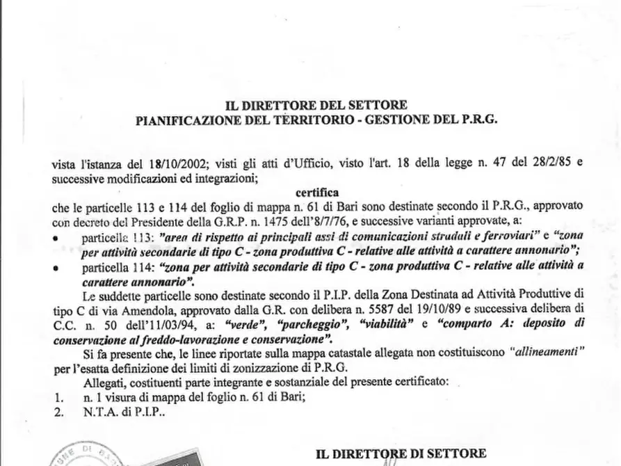 Immagine 6 di Terreno edificabile in vendita  a Bari