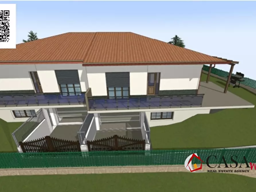 Immagine 2 di Villetta a schiera in vendita  a Trezzano Rosa