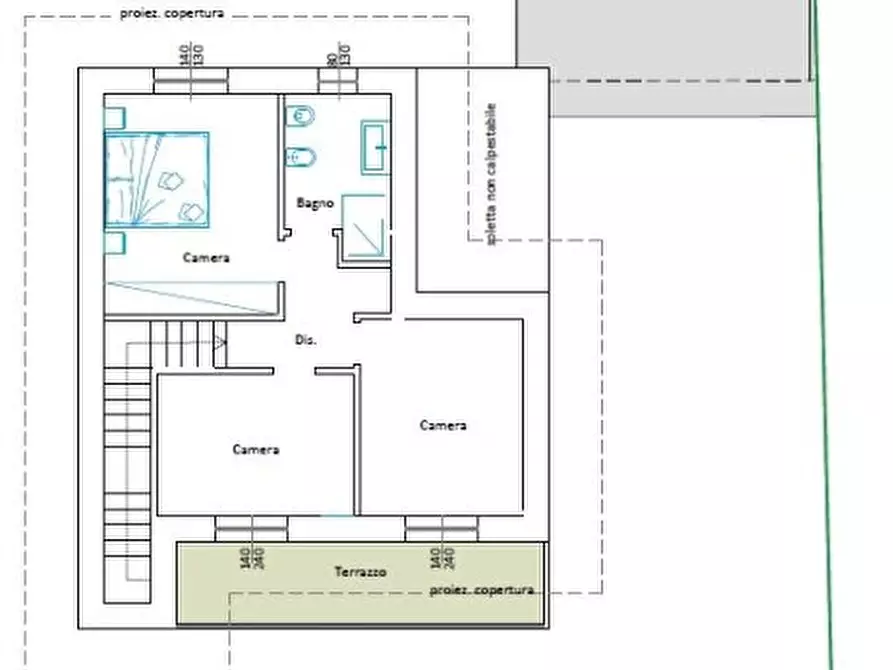 Immagine 3 di Villa in vendita  a Parabiago