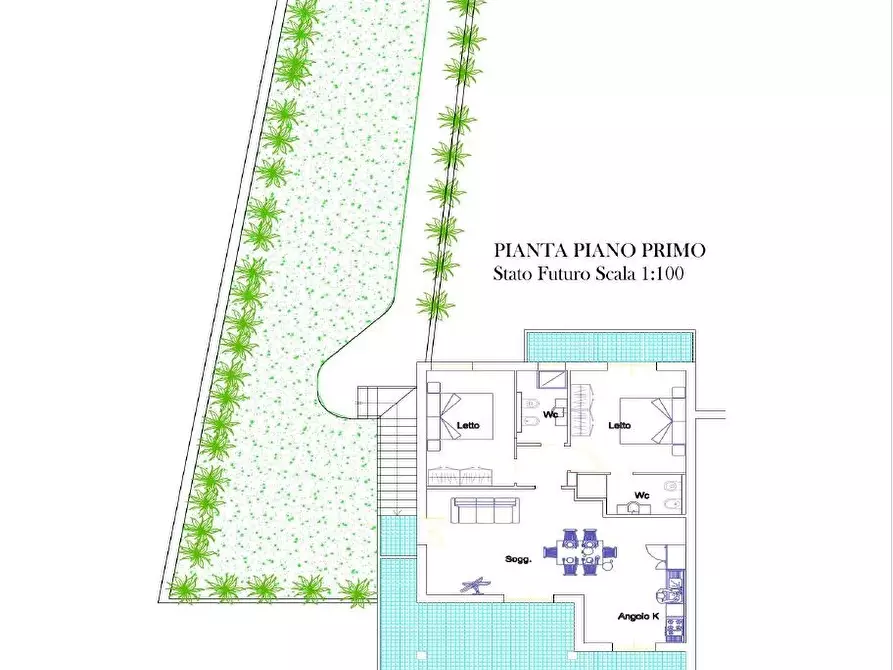 Immagine 7 di Appartamento in vendita  a Diamante