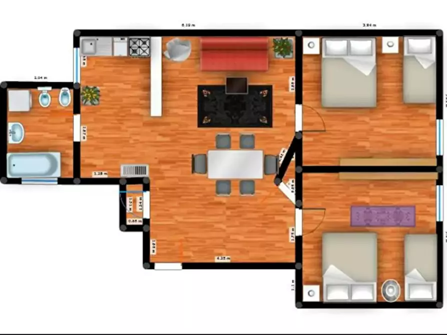 Immagine 2 di Appartamento in affitto  in Via Lecco a Milano