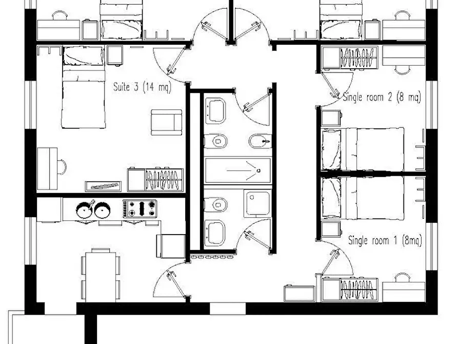 Immagine 6 di Camera in affitto  in Via Mantova a Udine