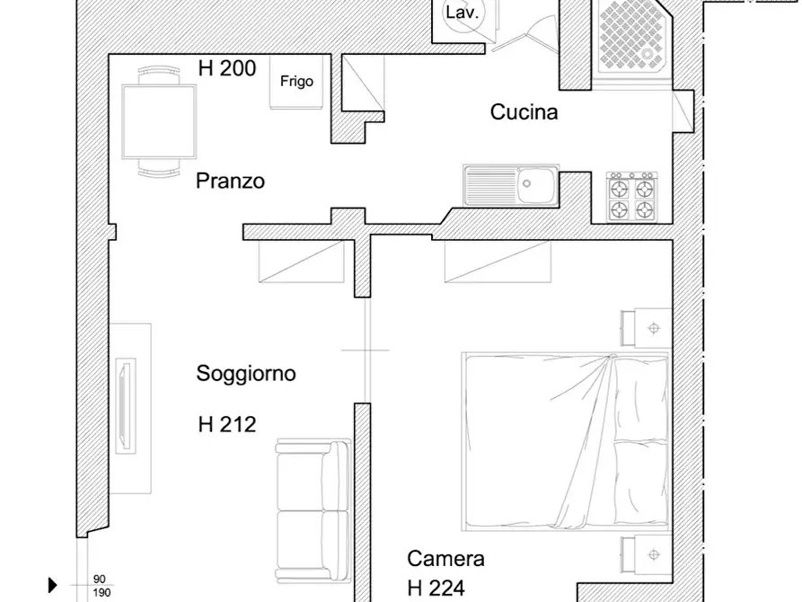 Immagine 2 di Appartamento in affitto  in Via Maggio a Firenze