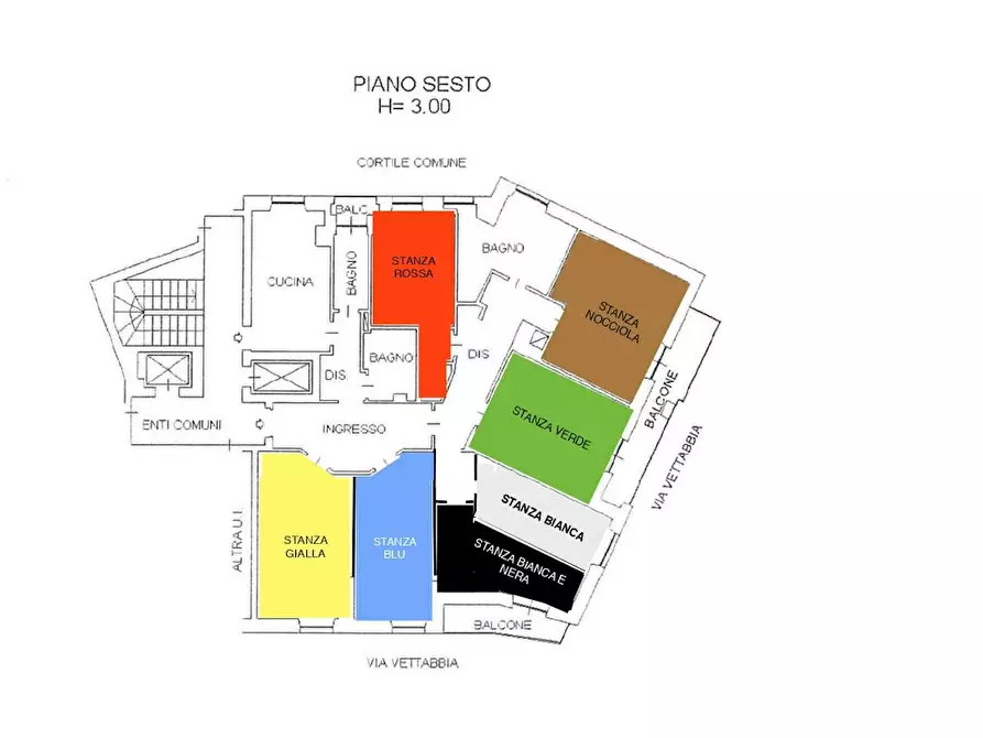 Immagine 6 di Camera in affitto  in Via Vettabbia a Milano