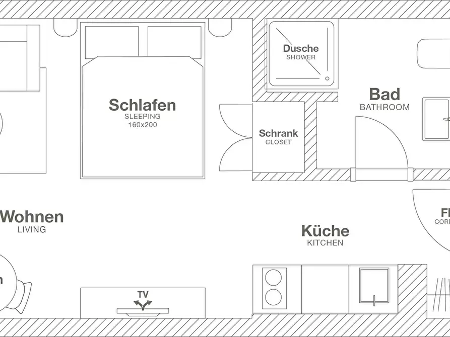 Immagine 10 di Appartamento in affitto  in Am Kavalleriesand a Darmstadt