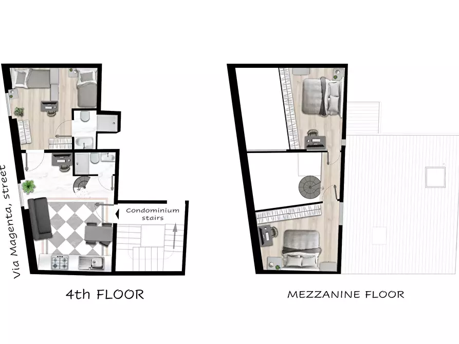 Immagine 4 di Camera in affitto  in Via Magenta a Firenze