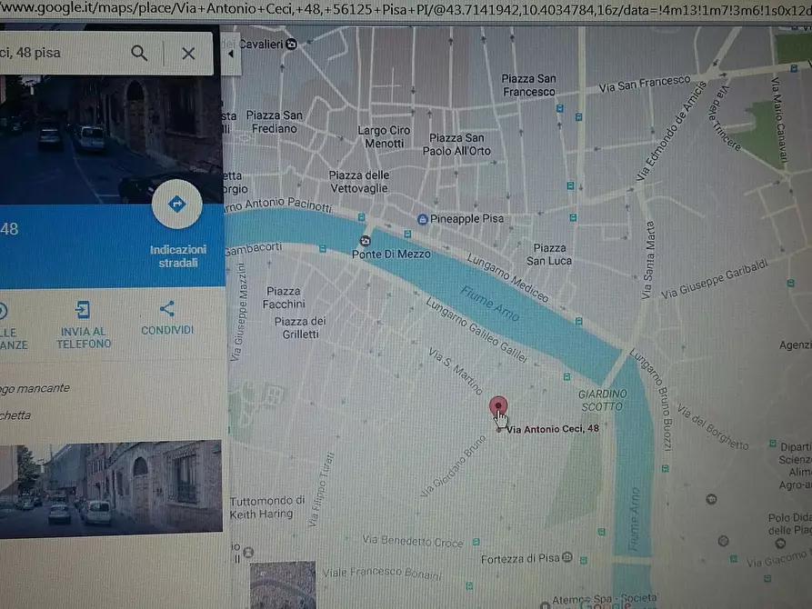 Immagine 3 di Camera in affitto  in Via Antonio Ceci a Pisa