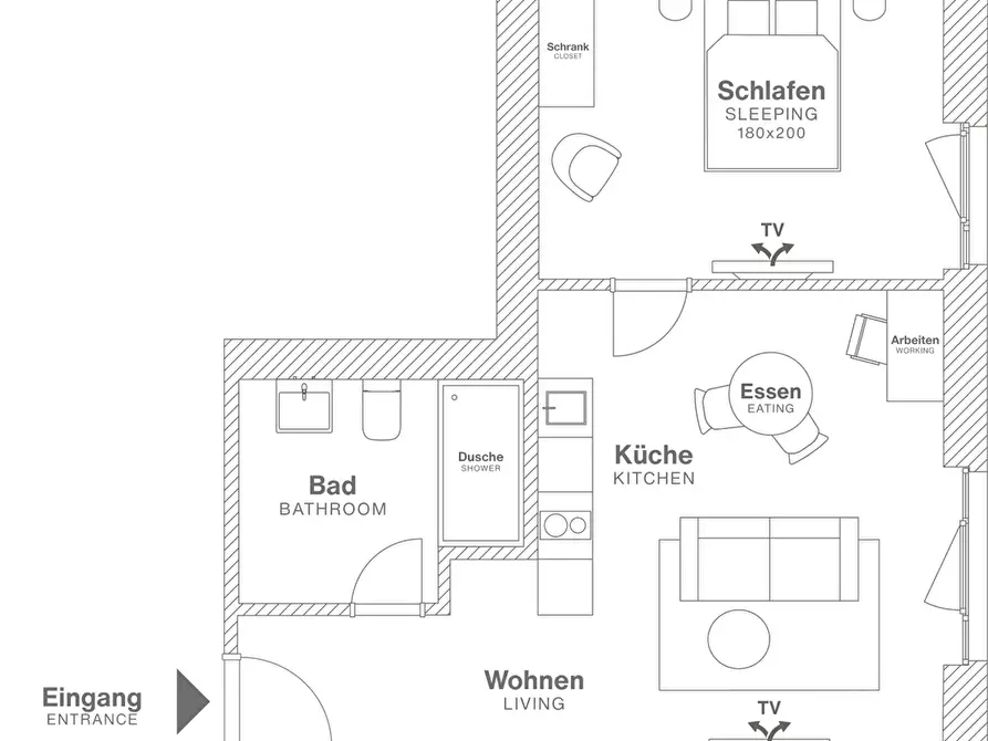 Immagine 1 di Appartamento in affitto  in Am Flughafen a Schönefeld