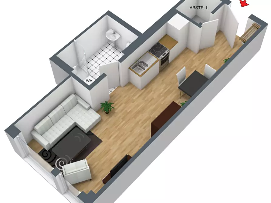 Immagine 8 di Appartamento in affitto  in Bahnhofstraße a Niederorschel