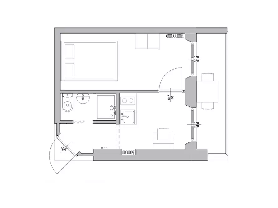 Immagine 4 di Appartamento in affitto  in Via Clemente Damiano Priocca a Torino