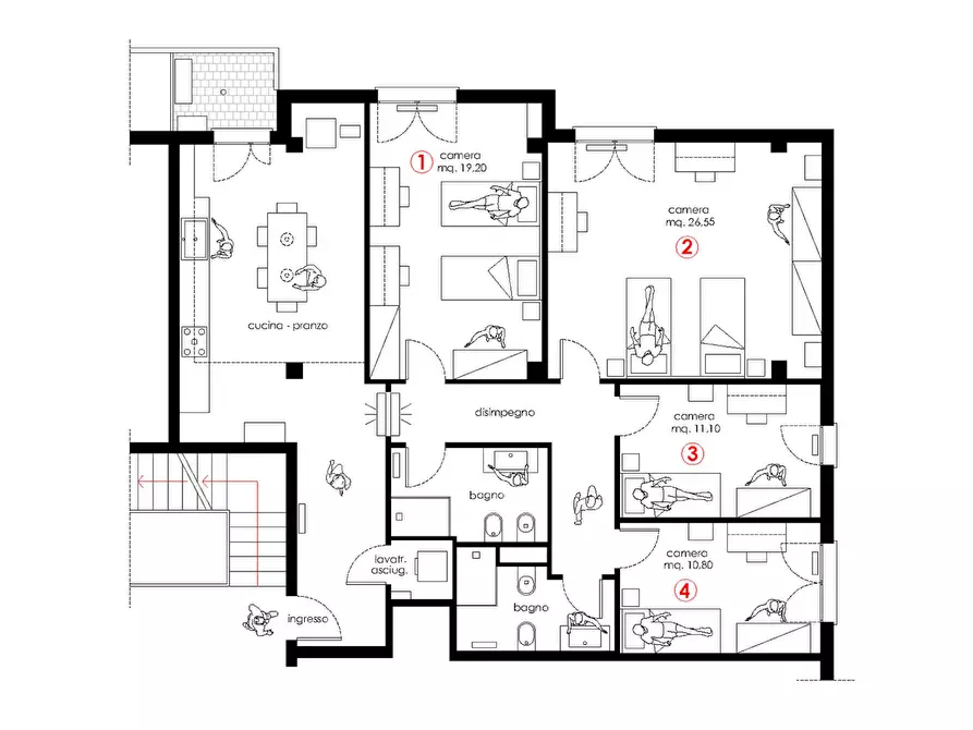 Immagine 10 di Camera condivisa in affitto  in Via Tirana a Padova