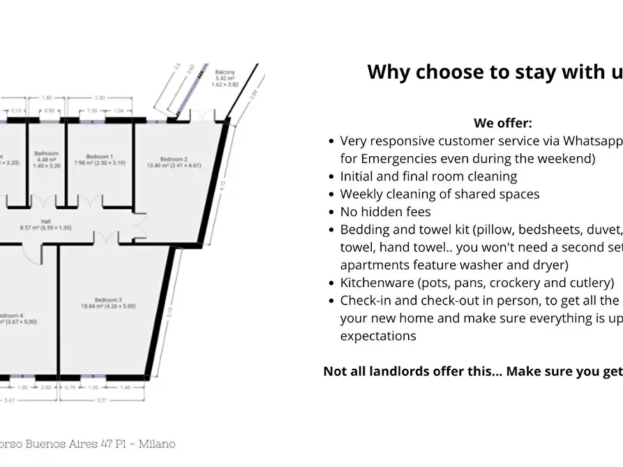 Immagine 10 di Camera in affitto  in Corso Buenos Aires a Milano