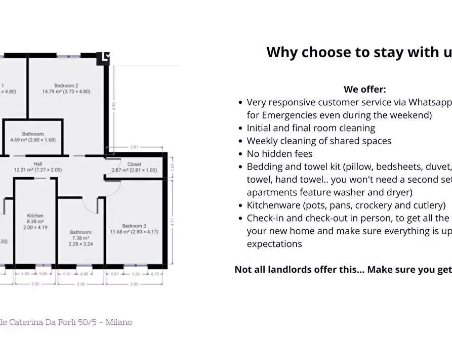 Immagine 9 di Camera in affitto  in Viale Caterina da Forlì a Milano