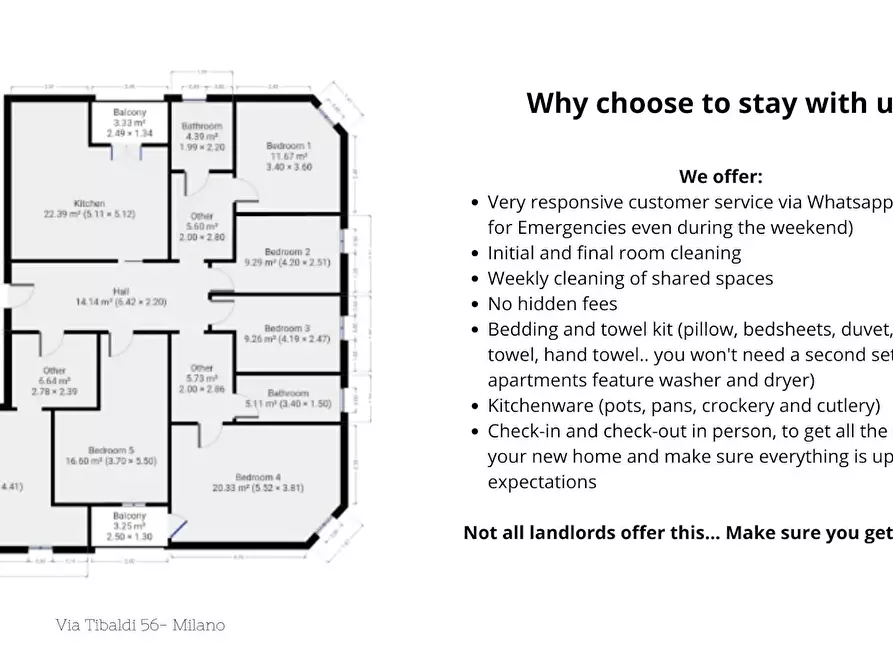 Immagine 2 di Camera in affitto  in Viale Tibaldi a Milano