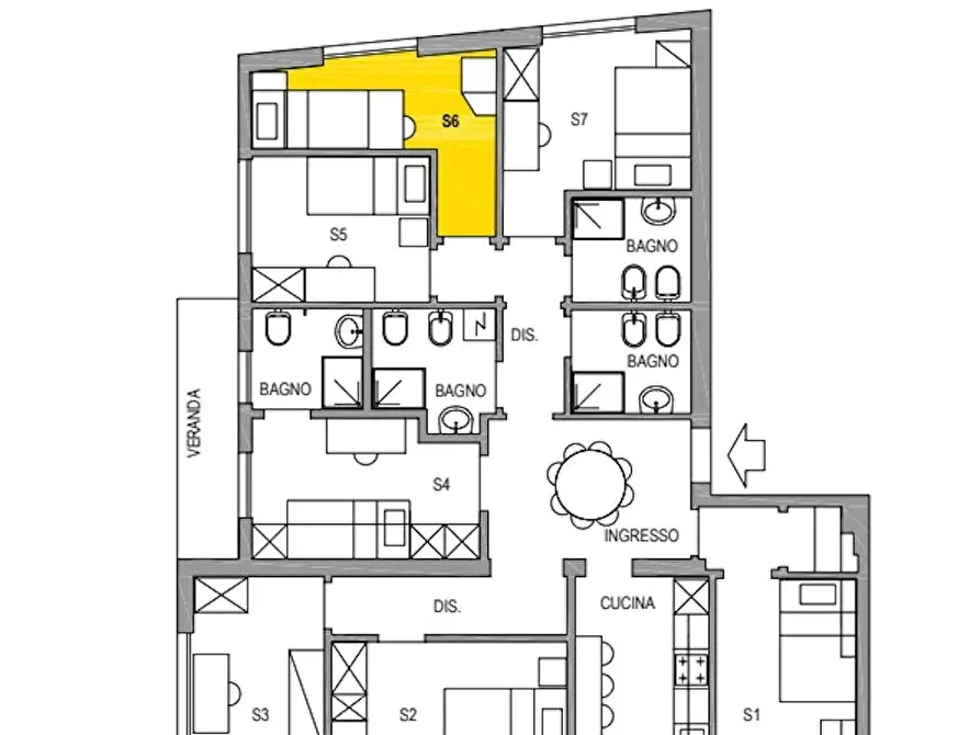 Immagine 5 di Camera in affitto  in Via Leonardo Emo Capodilista a Padova