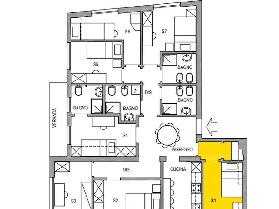 Immagine 7 di Camera in affitto  in Via Leonardo Emo Capodilista a Padova