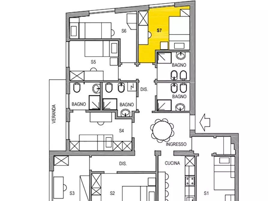 Immagine 7 di Camera in affitto  in Via Leonardo Emo Capodilista a Padova