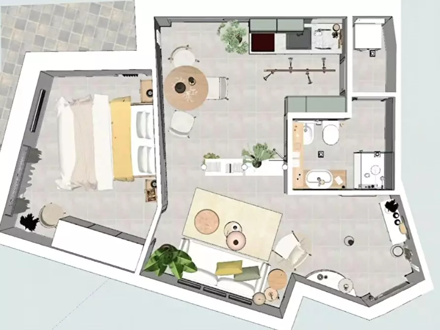 Immagine 7 di Appartamento in affitto  in Via Gaspara Stampa a Roma