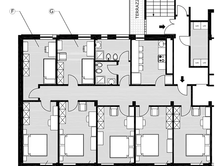 Immagine 5 di Camera in affitto  in Via Firenze a Vicenza