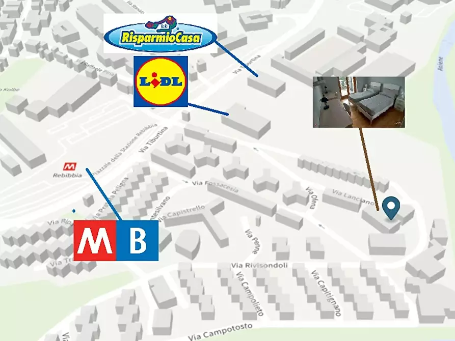 Immagine 10 di Camera condivisa in affitto  in Via Lanciano a Roma