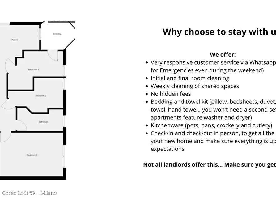 Immagine 8 di Camera in affitto  in Corso Lodi a Milano
