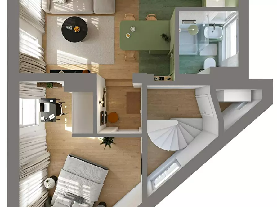Immagine 1 di Appartamento in affitto  in Rue Souveraine a Ixelles
