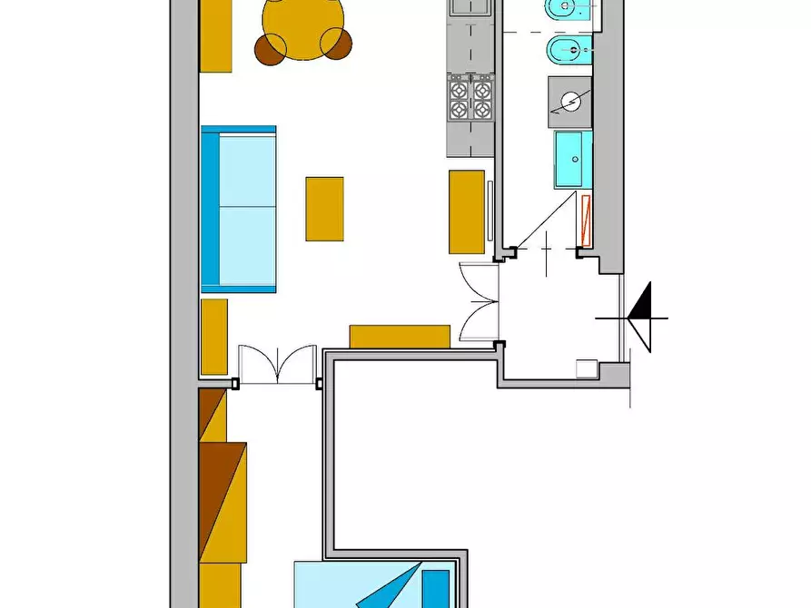 Immagine 10 di Appartamento in affitto  in Via Varesina a Milano