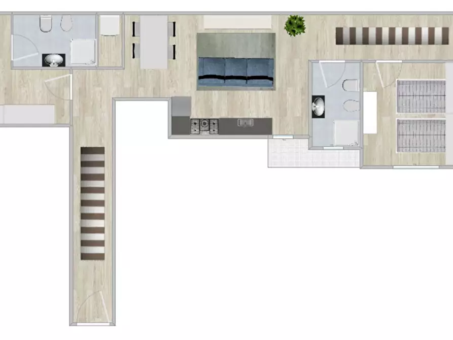 Immagine 2 di Appartamento in affitto  in Via Giuseppe Mercalli a Milano