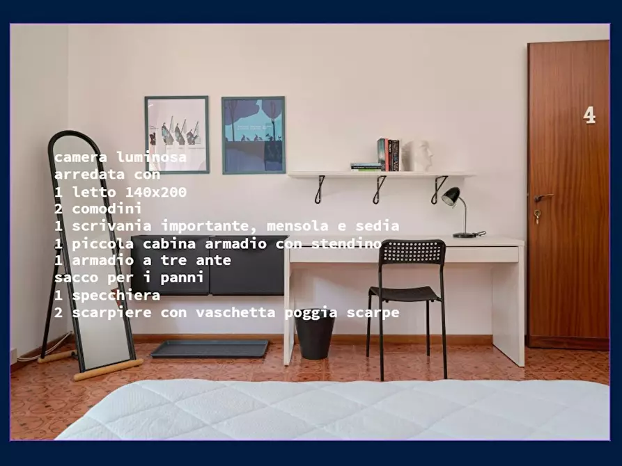 Immagine 3 di Camera in affitto  in Via Giovanni Durando a Vicenza