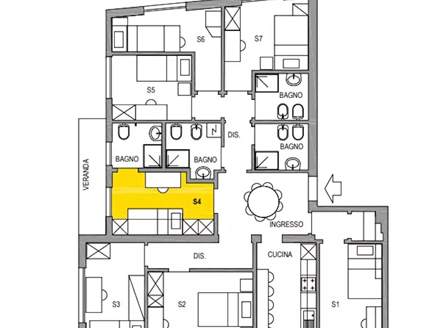 Immagine 7 di Camera in affitto  in Via Leonardo Emo Capodilista a Padova