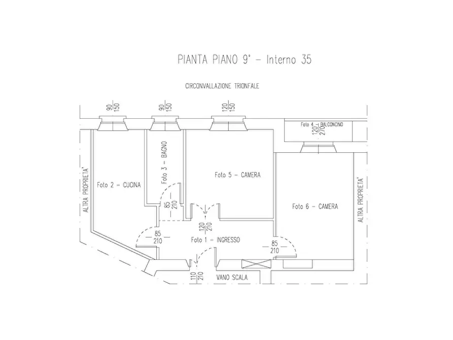 Immagine 1 di Appartamento in affitto  in Via Bernardino Telesio a Roma