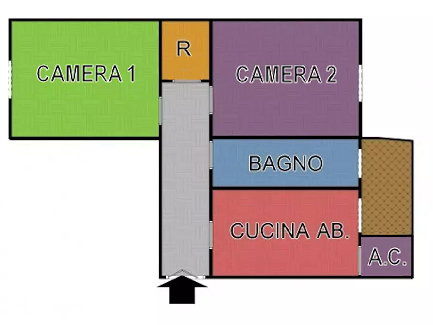 Immagine 1 di Camera in affitto  in Via Carlo Marochetti a Milano
