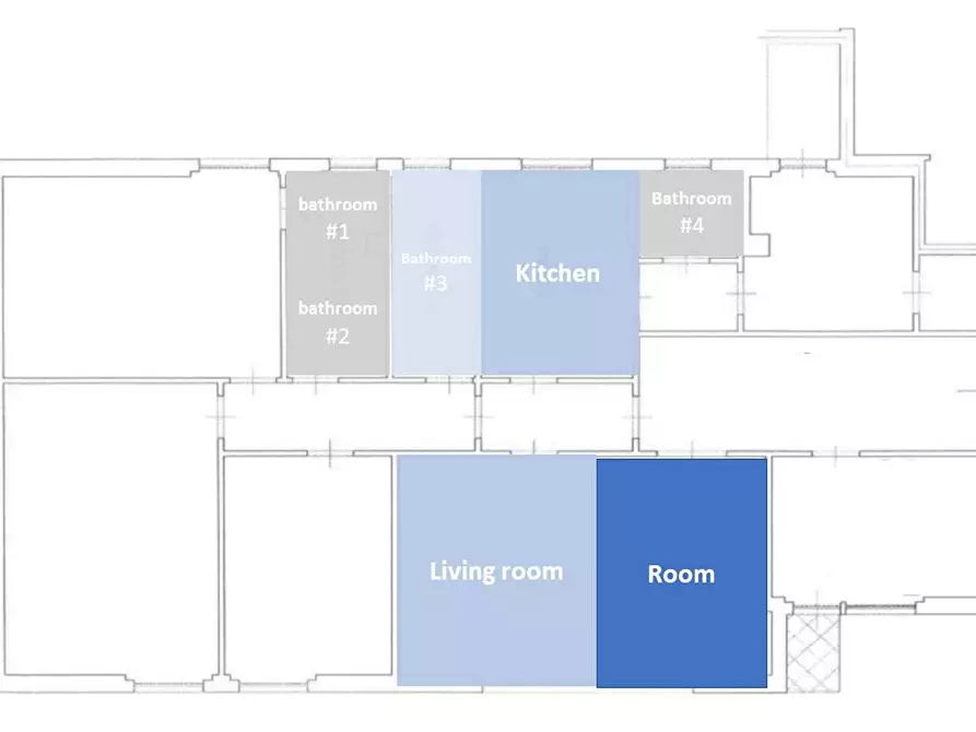 Immagine 6 di Camera in affitto  in Via San Giuseppe Benedetto Cottolengo a Pisa