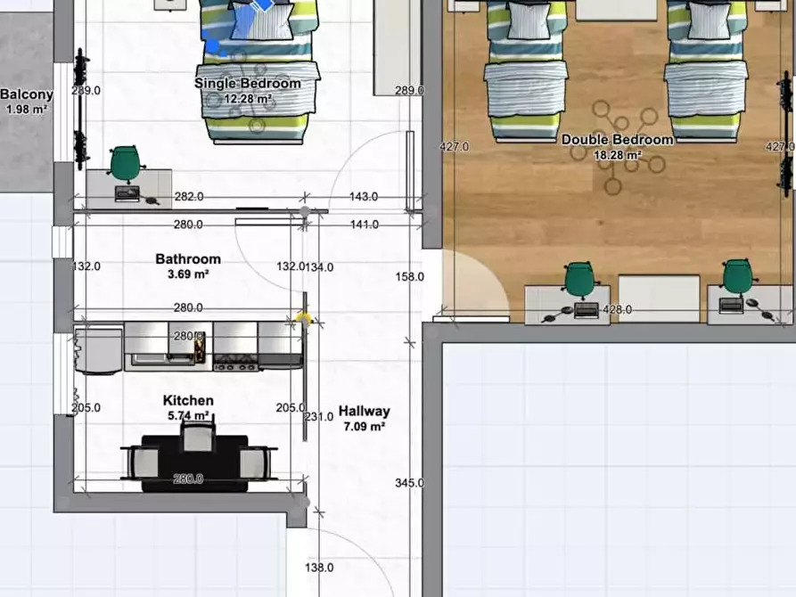 Immagine 1 di Appartamento in affitto  in Via Beato Angelico a Milano