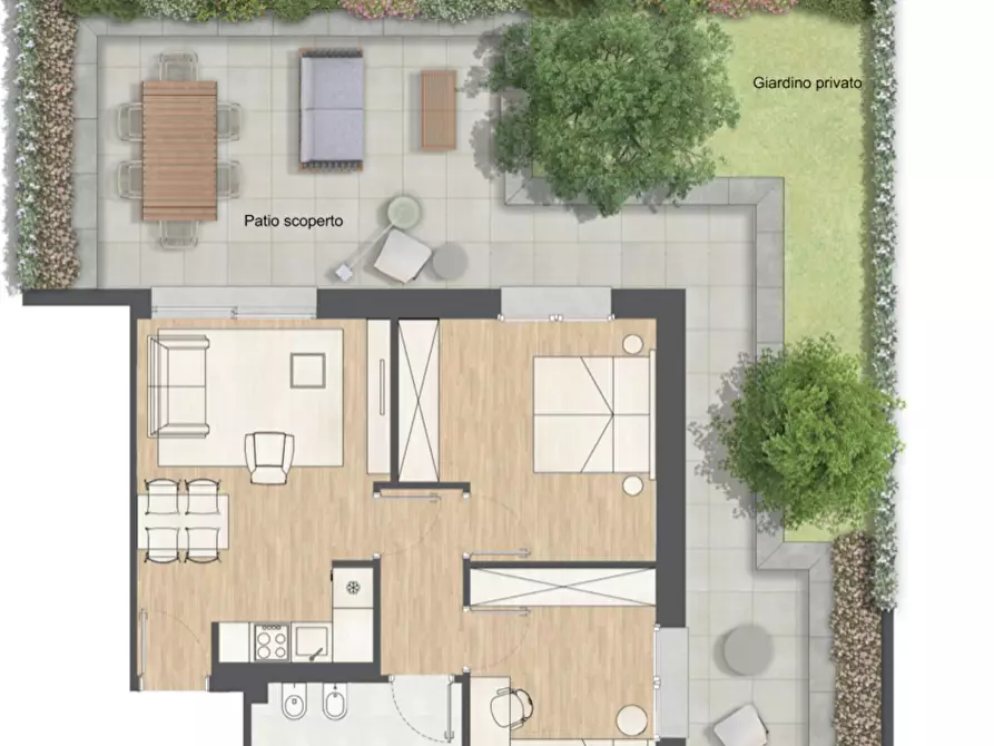 Immagine 1 di Appartamento in affitto  in Piazzale Siena a Milano