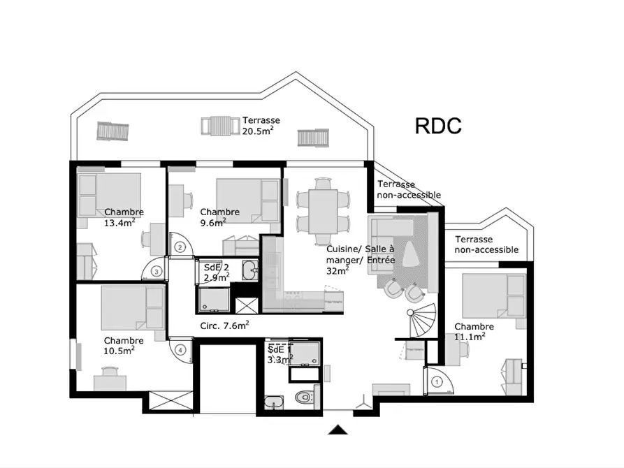 Immagine 8 di Camera in affitto  in Rue Victor Schoelcher a Créteil
