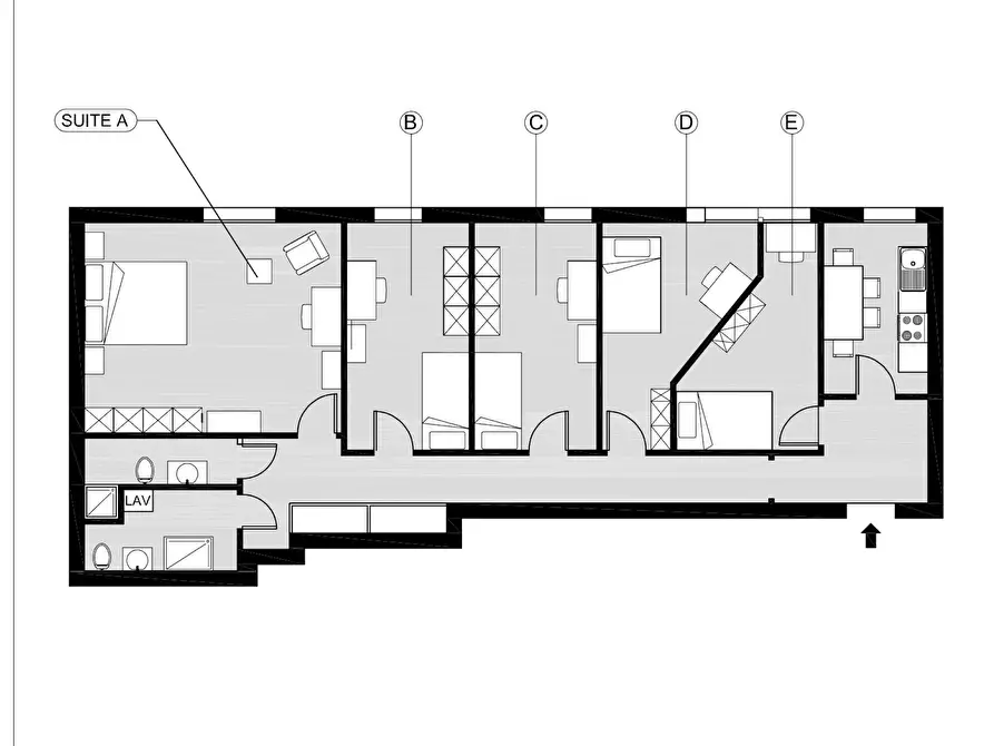 Immagine 6 di Camera in affitto  in Via Michelangelo Buonarroti a Padova