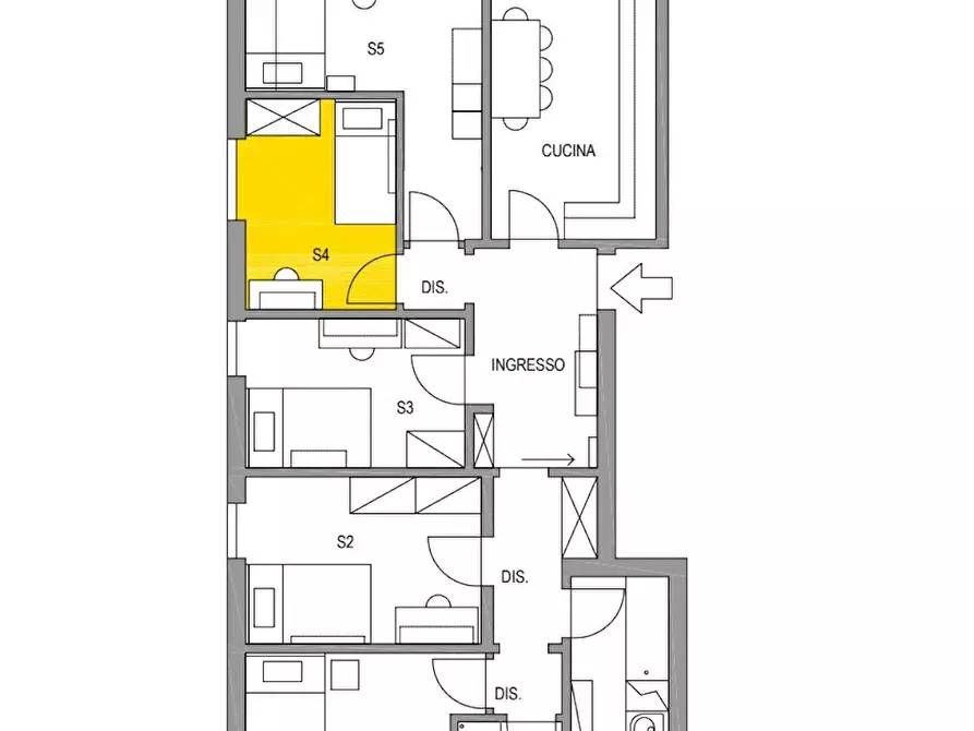 Immagine 5 di Camera in affitto  in Via Agrigento a Padova