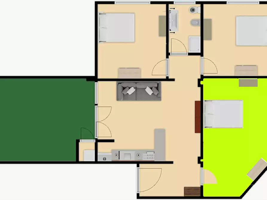 Immagine 4 di Camera in affitto  in Via Francesco Cavazza a Bologna